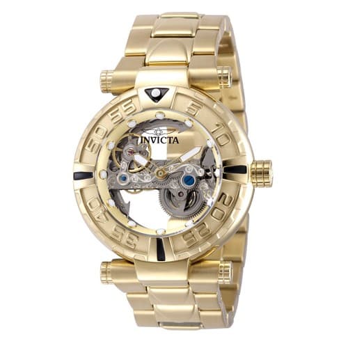 Invicta Subaqua Nebula Automatic Men's 47mm Gold tone Skeleton Dial Watch - Image 1