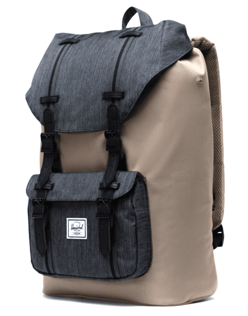 Herschel Supply Co. Little America Mid-Volume Timberwolf/Black Denim/Black - Image 1