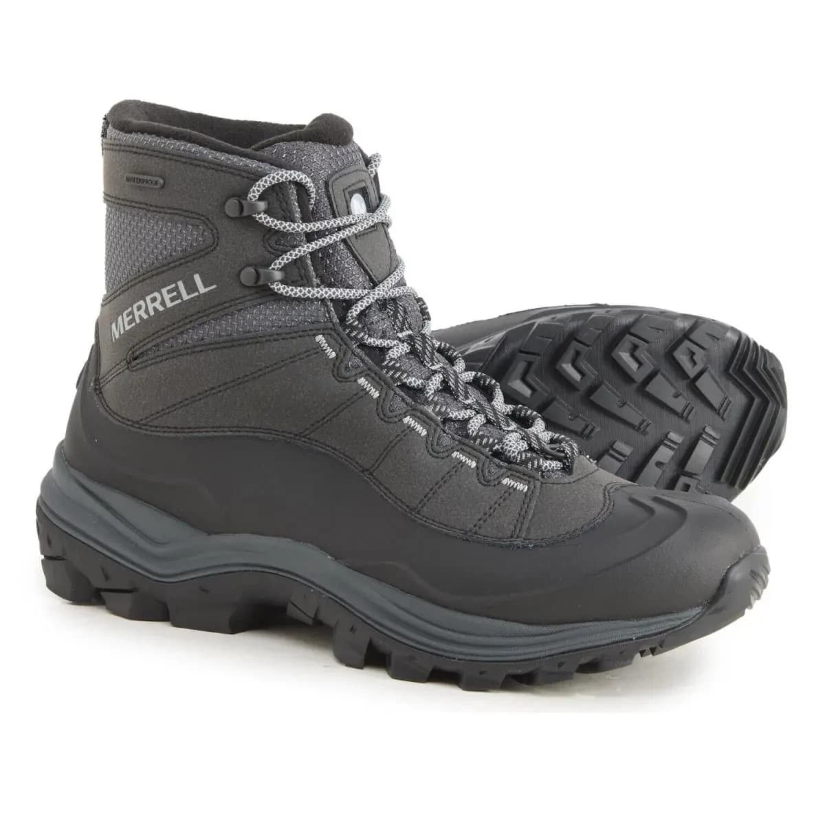 Merrell Men's Thermo Chill Mid Shell WP Black Hiking Boots - Size 11.5 M - Image 1