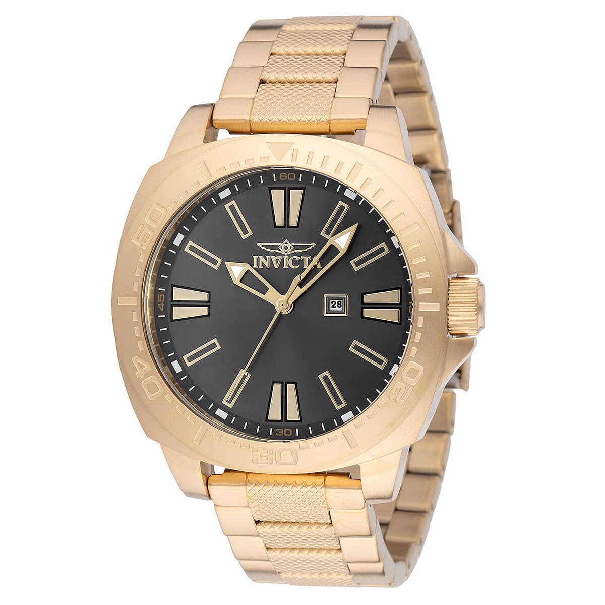 Invicta Speedway Quartz Gold Dial Men's Watch 46 mm - Image 1