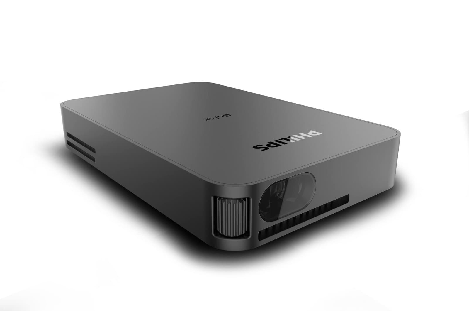 Philips GoPix 1 Mobile Home Projector GPX1100/INT, LED DLP 2h Battery Life HDMI - Image 1