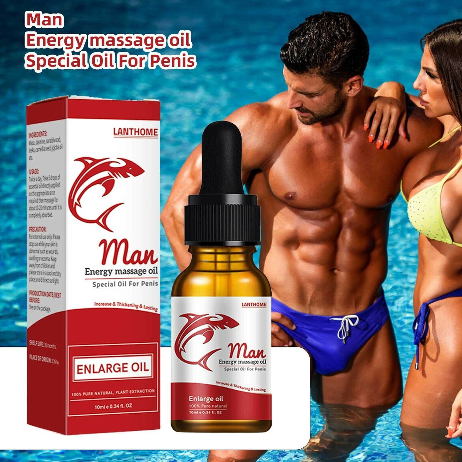 10ml Men Massage Oil Longer Thicker Enhancement Men Energy longer Care - Image 1
