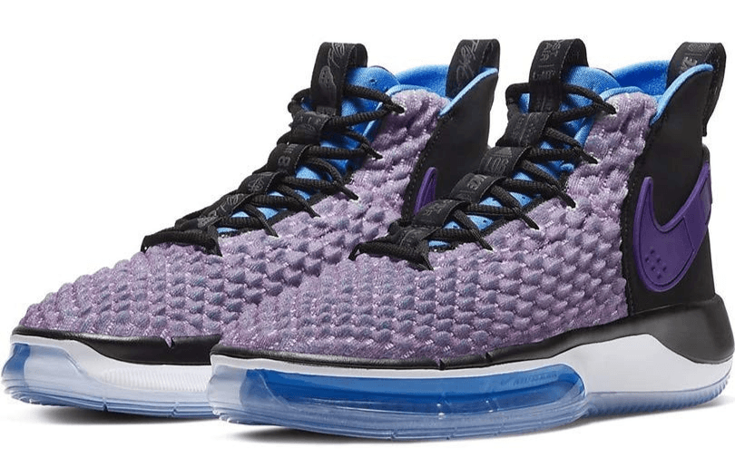 Nike Mens AlphaDunk Huarache - Fab Five Basketball Shoes Purple 7.5 M - Image 1