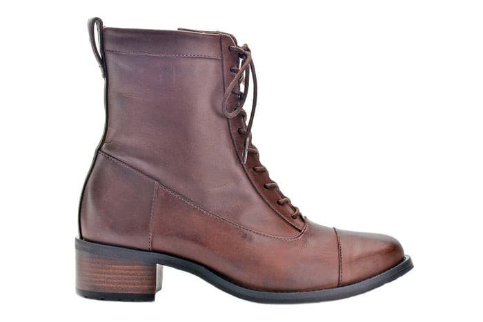 David Tate Womens Explorer Boot US 8.5 M Brown Soft Calf Leather Lace Up - Image 1