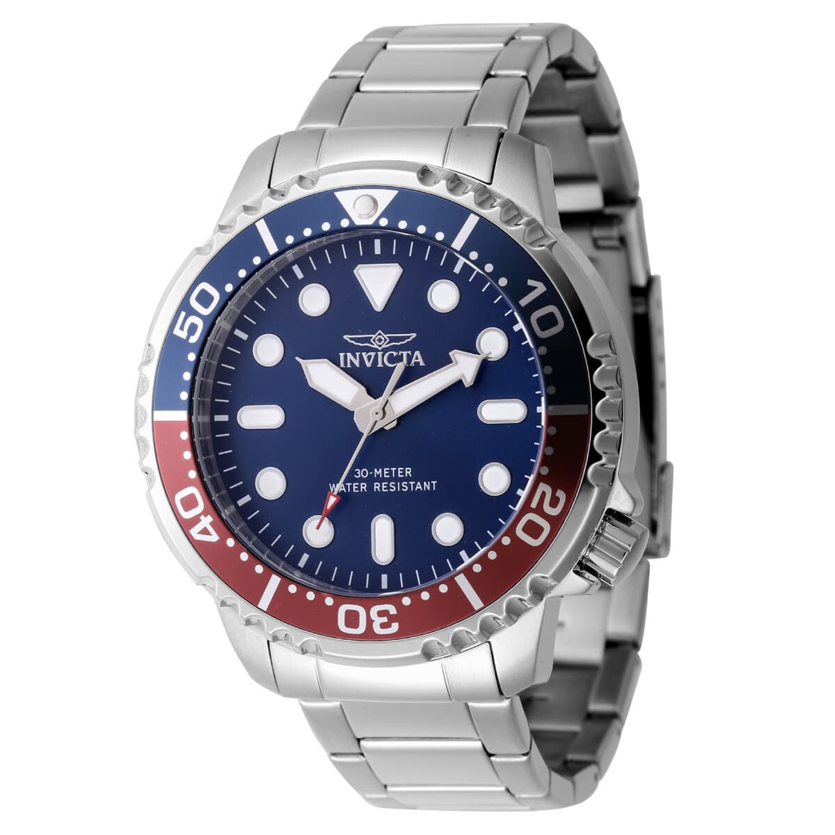 Invicta Pro Diver Silver Quartz 48Mm Blue Dial Men's Watch NEW in Box - Image 1