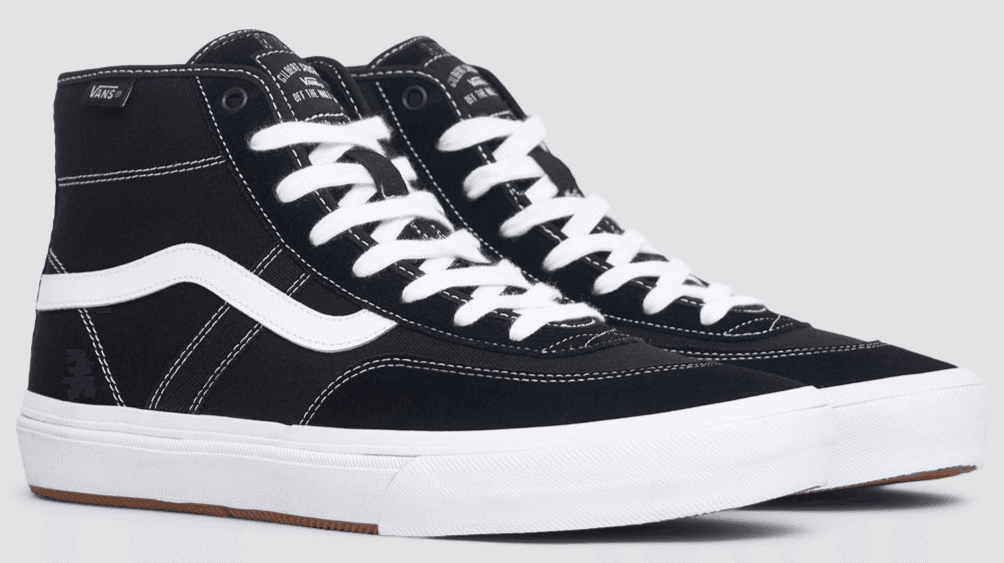 Vans - Gilbert Crockethigh Mens Sneaker Shoes, Black/White, Size: 11.5 M - Image 1