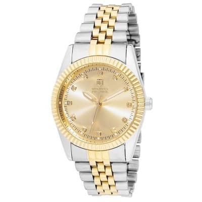 Montres Prestige by Invicta Men’s Gold Stainless Steel 38mm Watch - Image 1