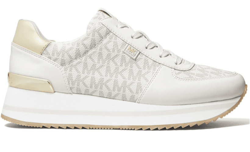 Michael Kors Women's Monique Knit Running Trainer Sneakers Cream Size 9 M - Image 1