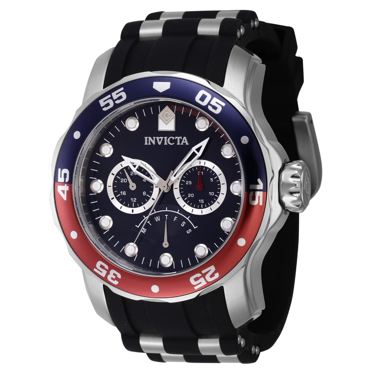 Invicta Pro Diver SCUBA Men's 48mm BlueDial Stainless Chronograph Watch - Image 1