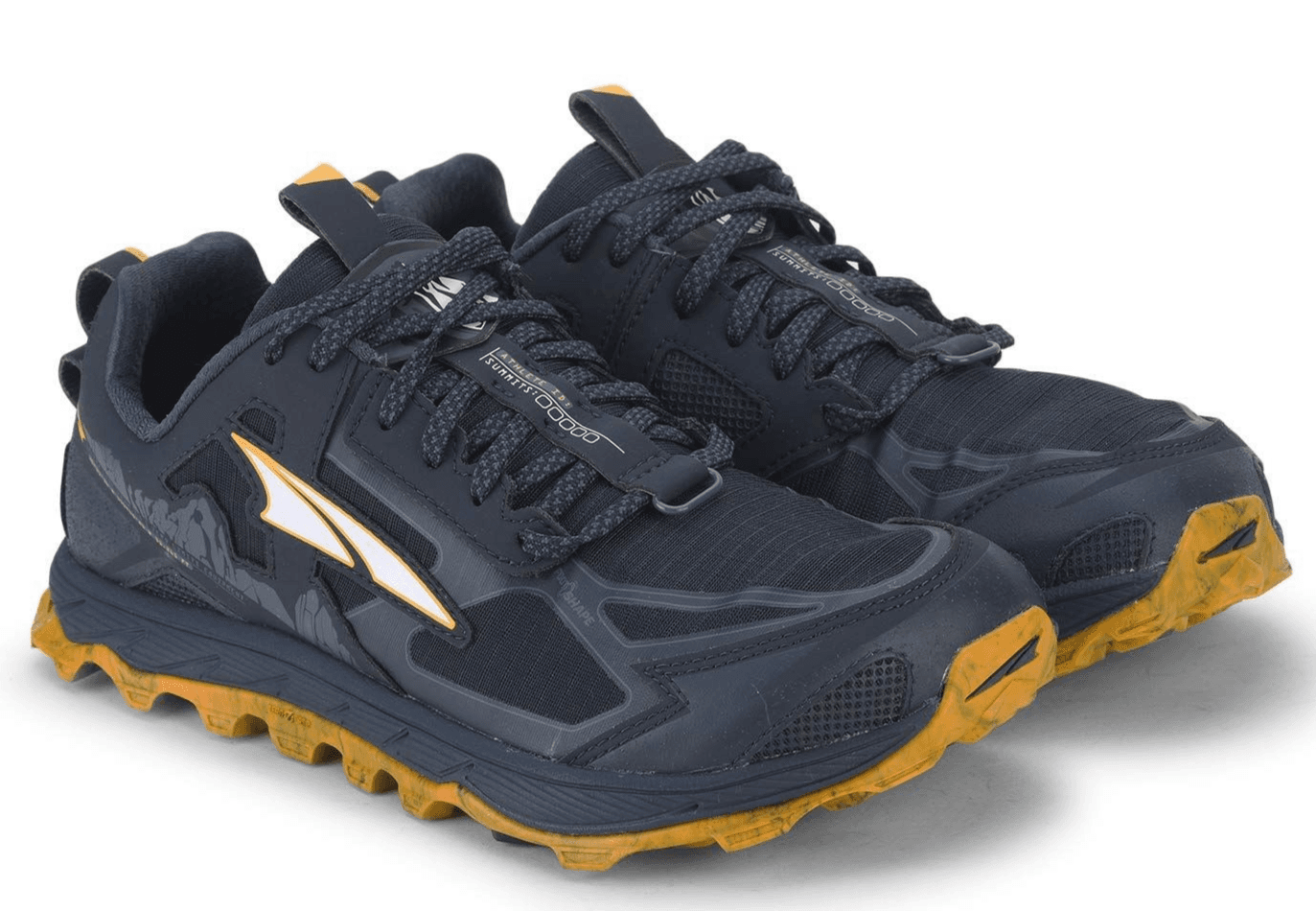 Altra Lone Peak 4.5 Mens Trail Running Shoes Carbon Blue AL0A4PE5404 Size 9 M - Image 1