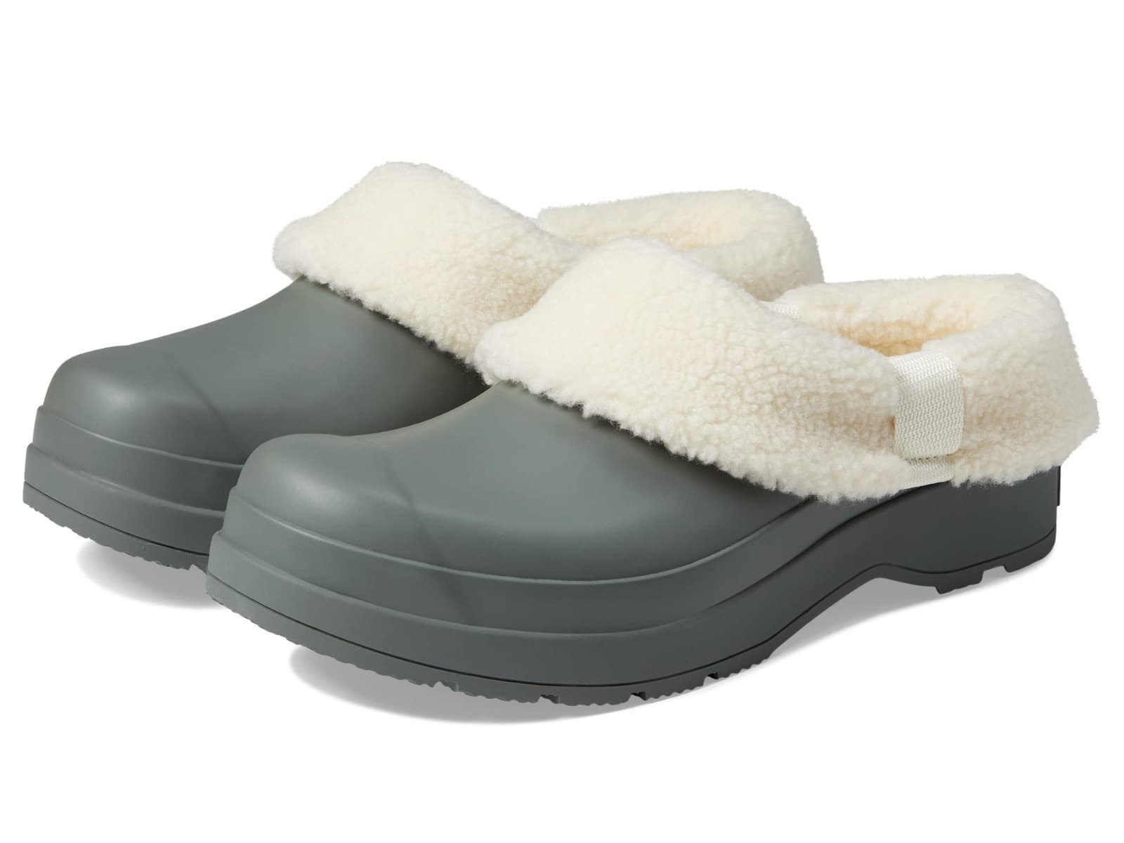 Hunter Play Sherpa Insulated Clog Men’s Urban Grey Rubber Shoe NEW Size 9 M - Image 1