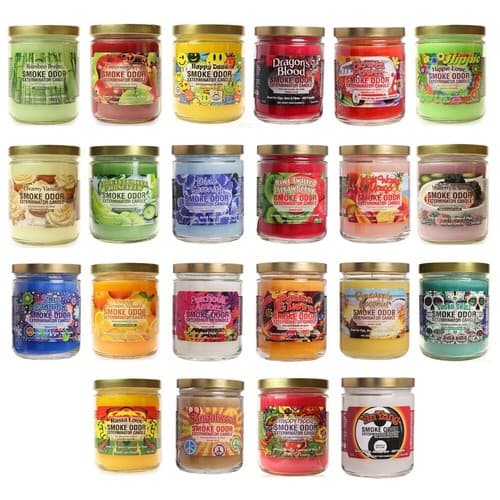 Smoke Odor Exterminator Scented Candle , 13oz Jar 23 Different Scent - Image 1