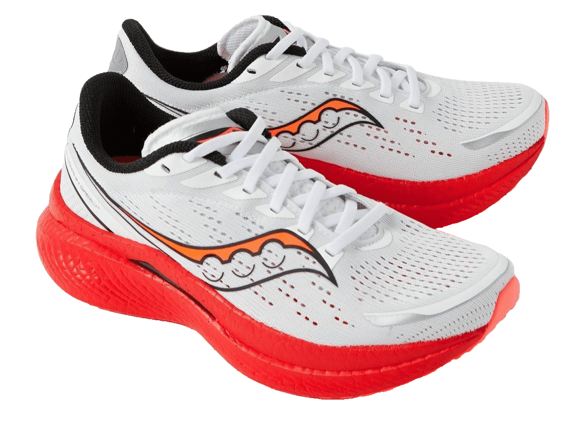 Saucony Endorphin Speed 3 Men's running shoes White/Blck/Vizi, 9.5 M - Image 1