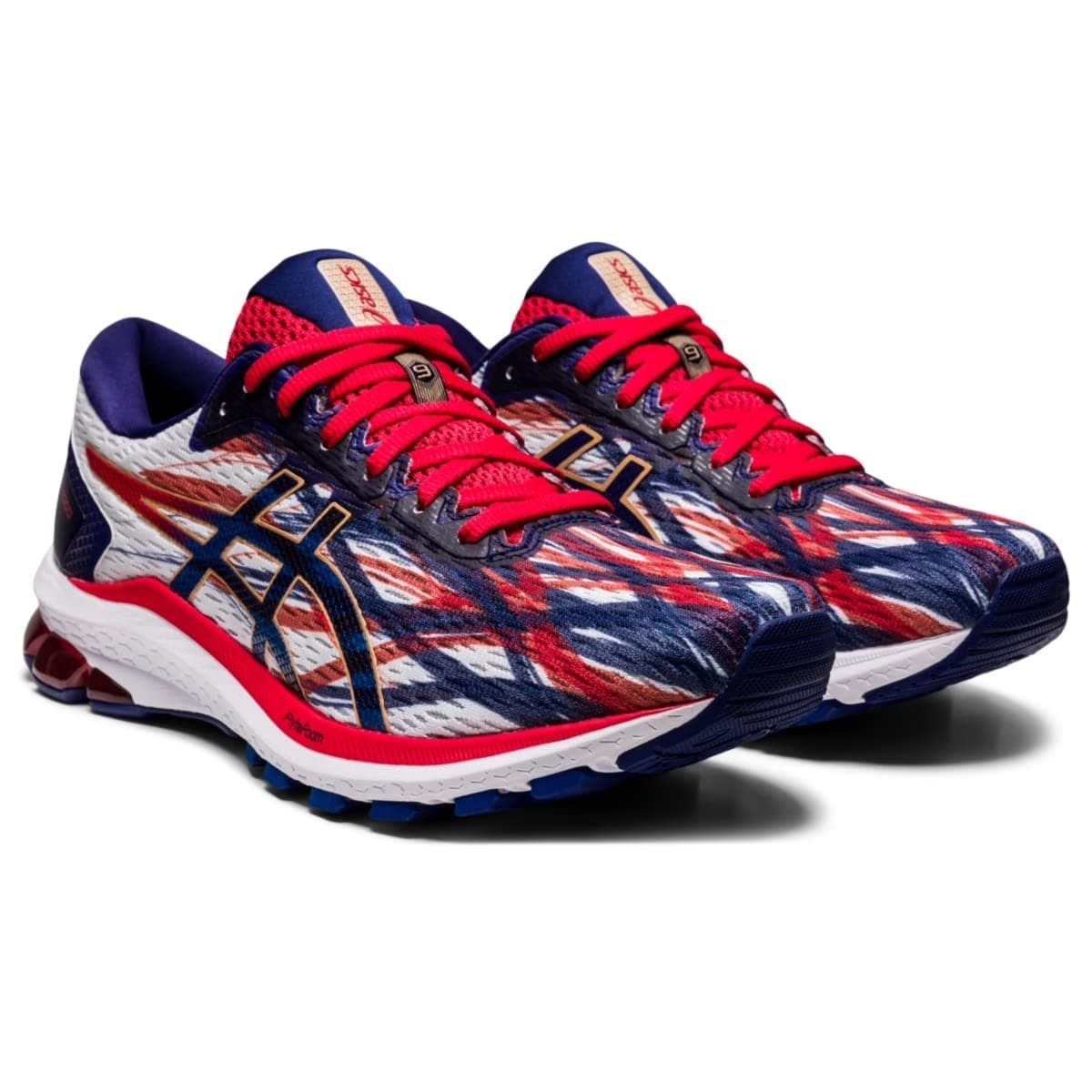 ASICS Men's GT-1000 9 Running Shoes, Size 10, White/Dive Blue - Image 1