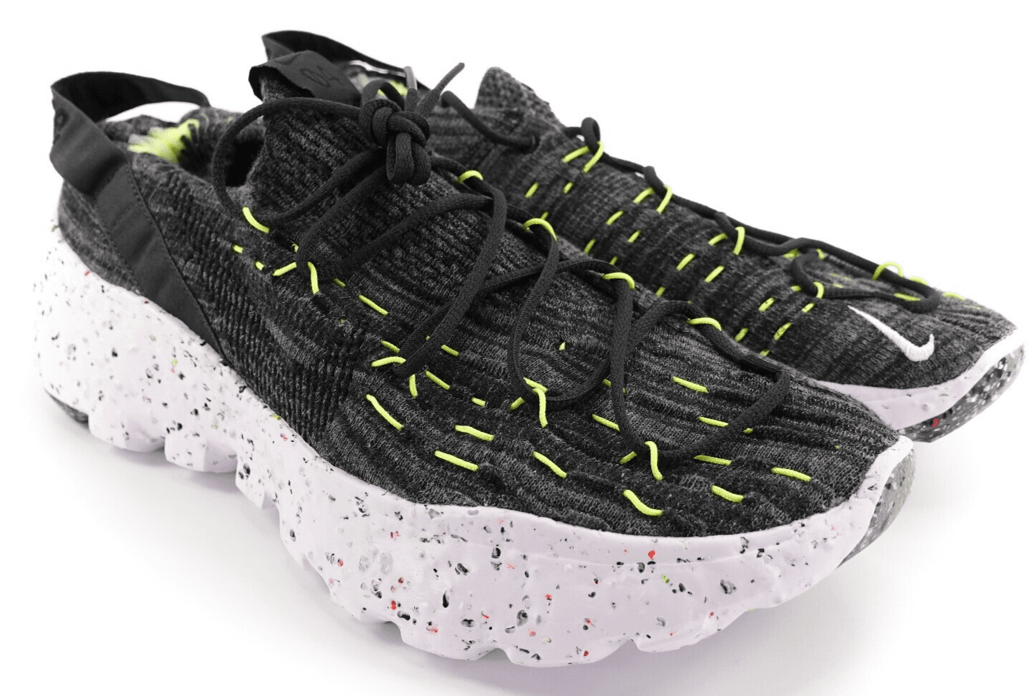 Nike Space Hippie 04 Men Shoes Black/Volt/White/Black CZ6398010 Size 12 M New - Image 1