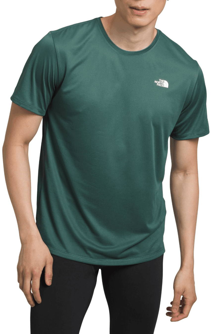 THE NORTH FACE Men's Elevation Short Sleeve Shirt, Dark Sage, Large - Image 1