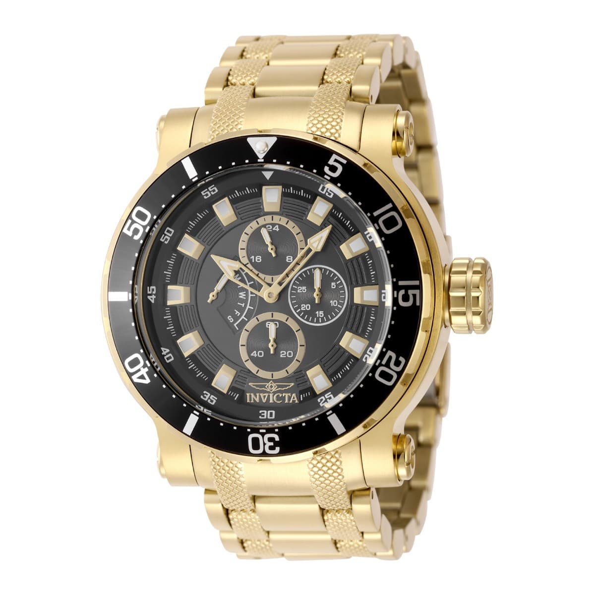 Invicta Coalition Forces Revolver Watch Mens 52mm Gold - Image 1