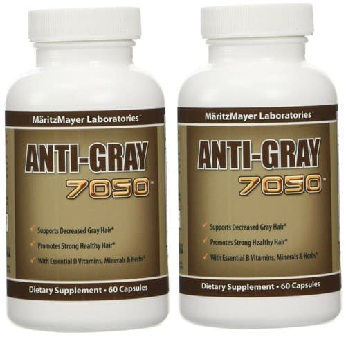 Anti Gray Hair 7050 Catalase Maximum Strength Restore Natural Hair Color 2 Pack - Image 1