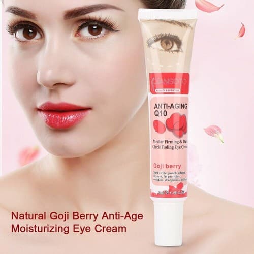 Anti Aging Q10 Goji Berry Extract Medlar Firming Dark Circle Fading Eye Cream - Image 1