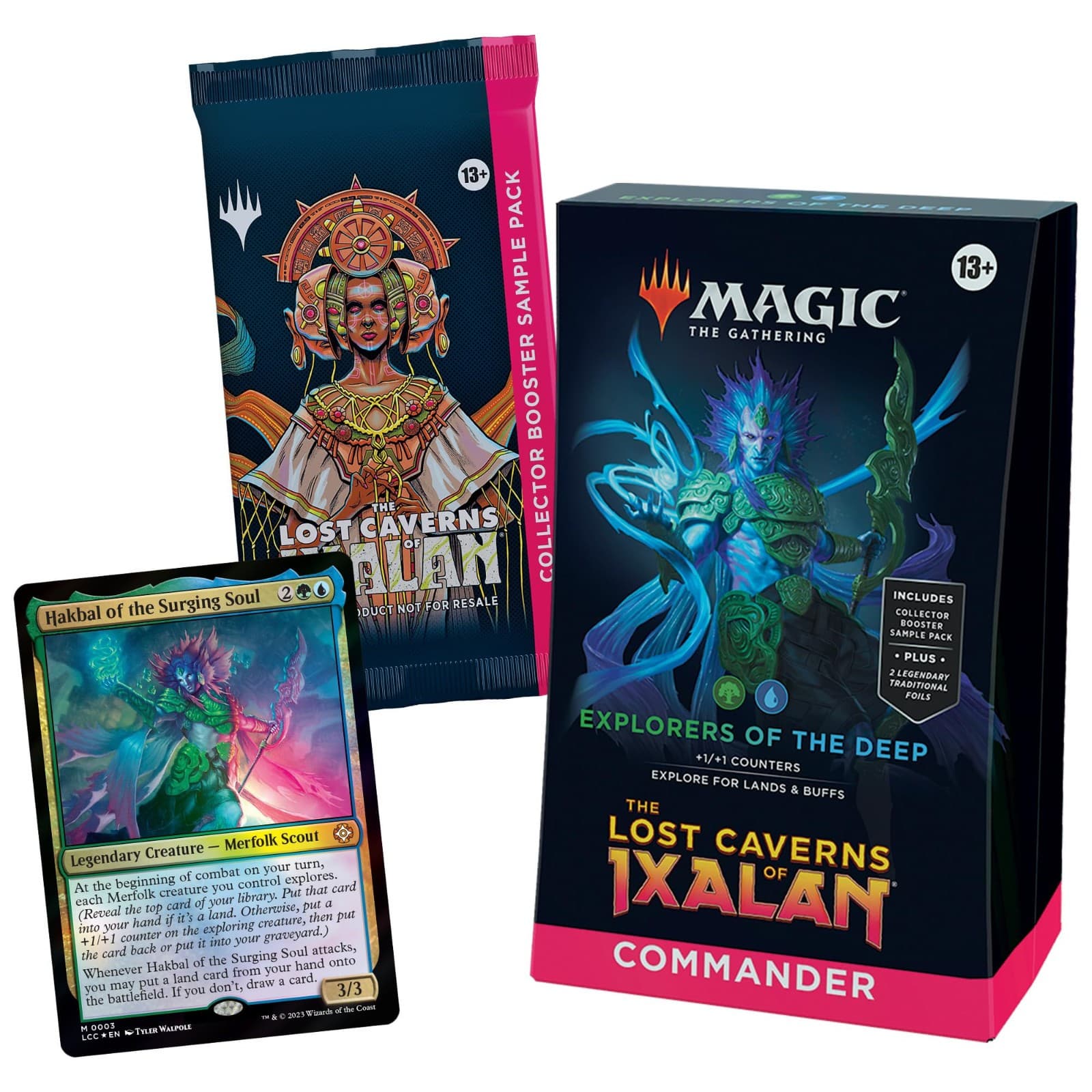 Magic The Gathering Lost Caverns of Ixalan Explorers of the Deep Commander Deck - Image 1