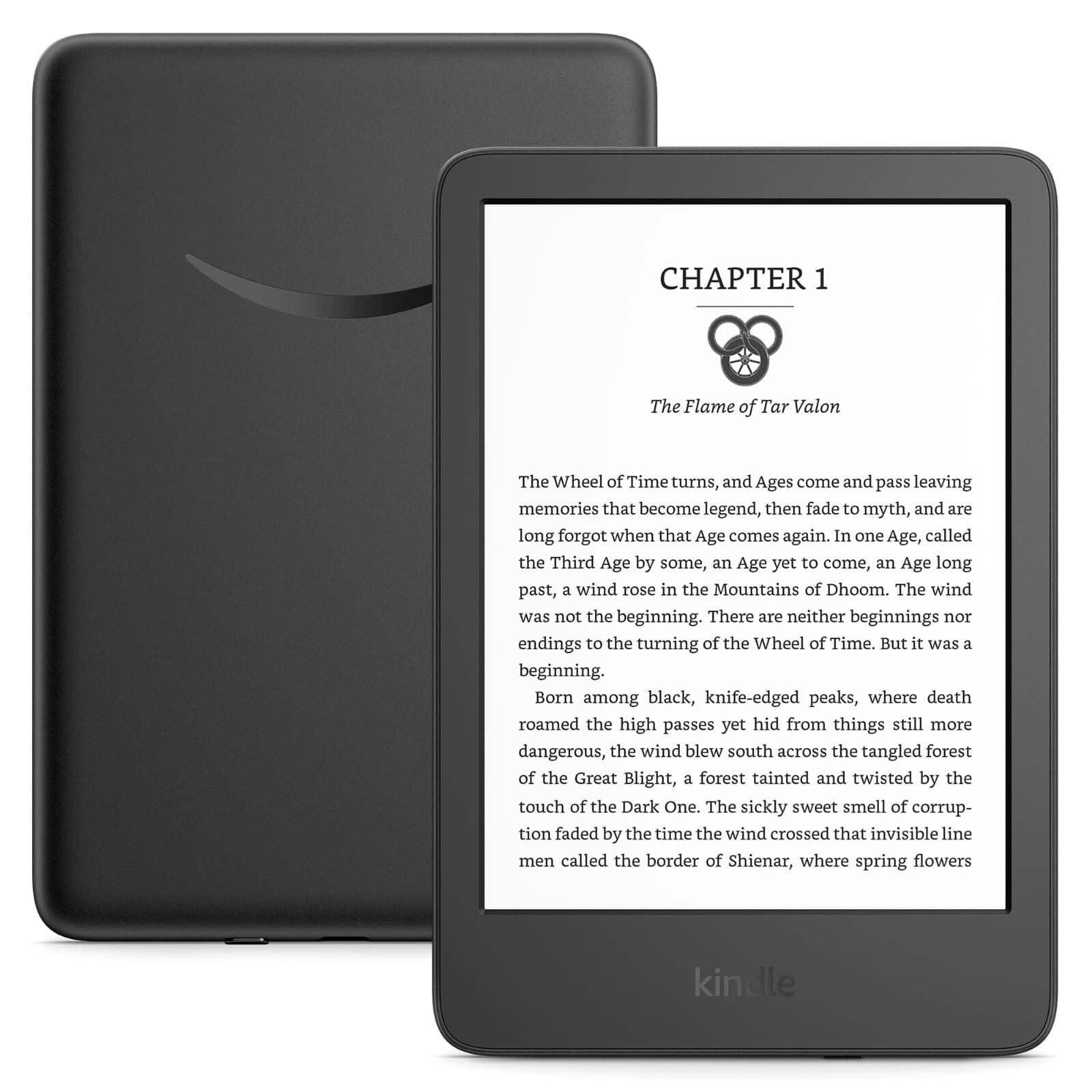 AMAZON KINDLE E-READER, 11TH GEN, 16GB, WI-FI, 6", BLACK 2022 RELEASE - Image 1