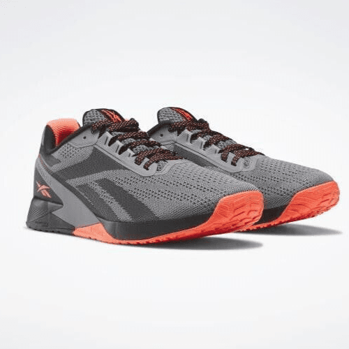 REEBOK NANO X1 TR MENS Cross Trainer Core Black/Pure Grey /Orange Flare 11 US - Image 1