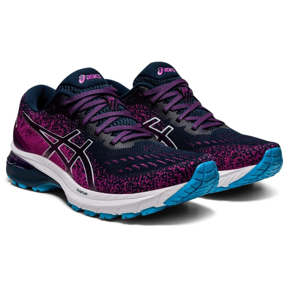 ASICS GT 2000 9 Knit Women 's Running shoes French Blue/White Size 7 M - Image 1