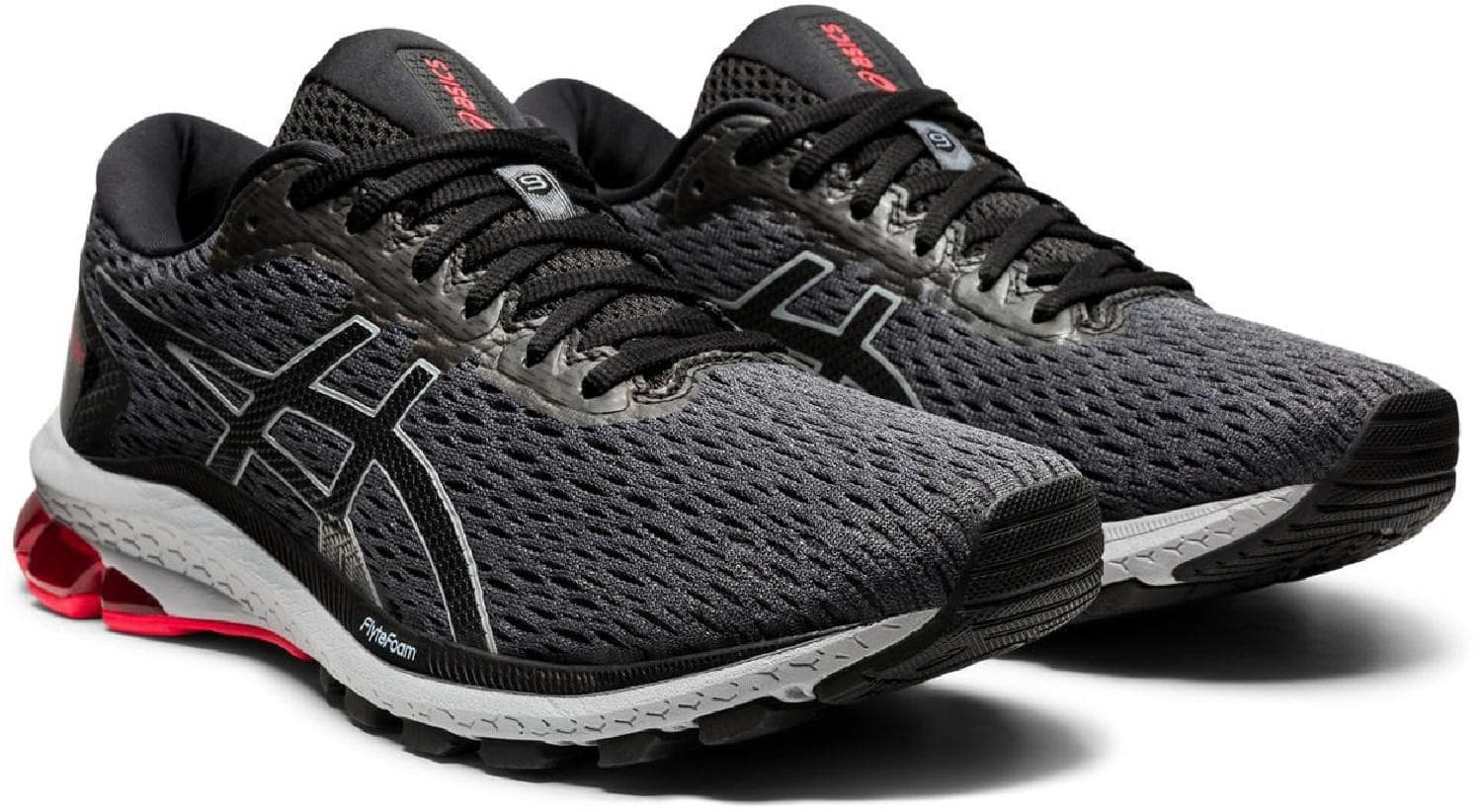 ASICS GT-1000 9 Men's Running Shoes Size 12 Carrier Grey/Black/RED - Image 1