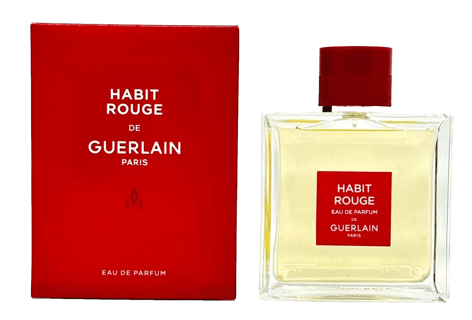 Habit Rouge by Guerlain for Men 3.3 oz Eau de Parfum Spray NEW 100% AUTHENTIC - Image 1