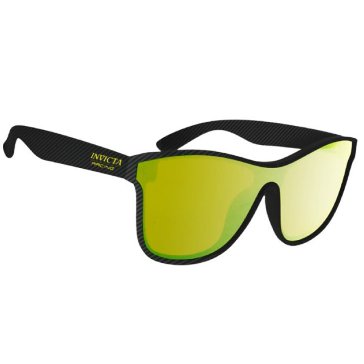 Invicta Racing Unisex Polarized Sunglasses, Yellow Mirror (IEW051) - Image 1