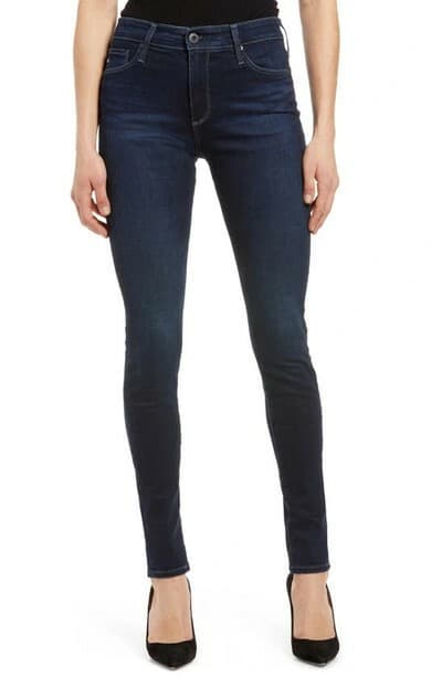 AG Adriano Goldschmied The Farrah High Rise Skinny Jeans Size 26/30 Castle Rock - Image 1
