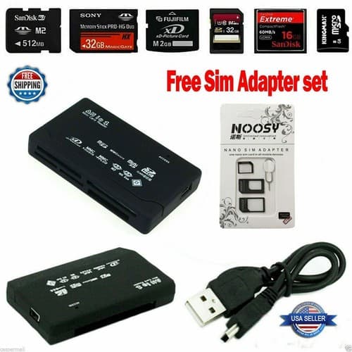 26-IN-1 USB 2.0 High Speed Memory Card Reader For CF xD SD MS SDHC with Nano kit - Image 1