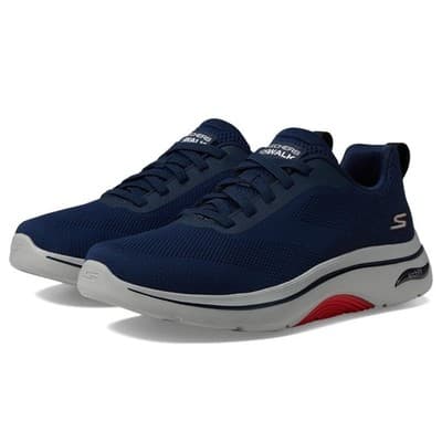 SKECHERS Performance Go Walk Arch Fit 2.0 Men's Shoes Slip On Navy 10.5 M