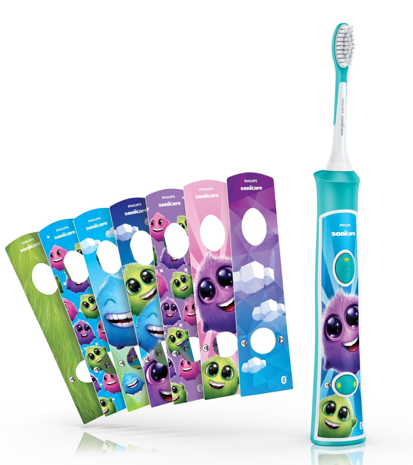 Philips Sonicare for Kids Bluetooth Connected Rechargeable Toothbrush -Turquoise - Image 1