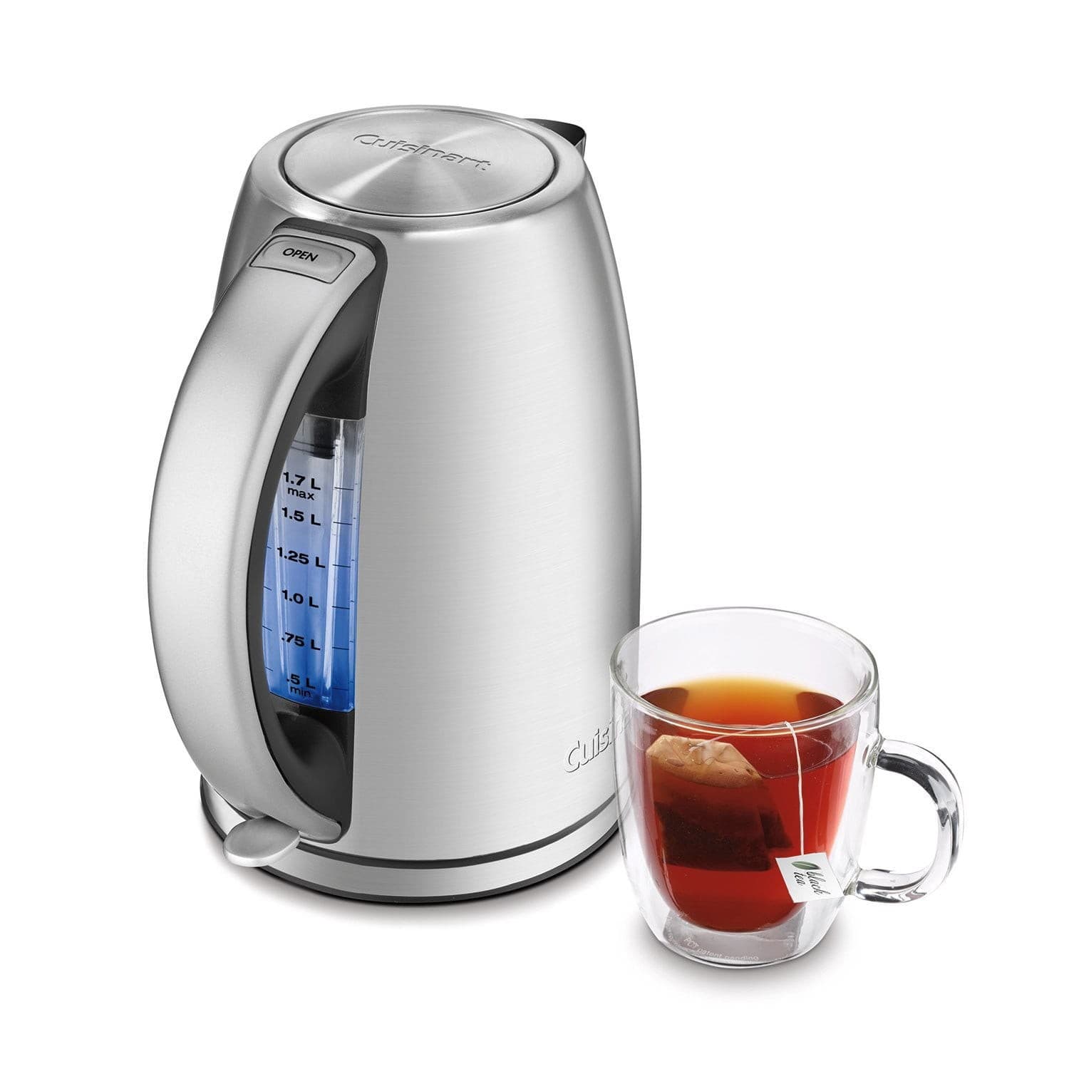 Cuisinart 1.7 Liter Electric Cordless Tea Kettle JK-17P1 1500 Watt - Image 1