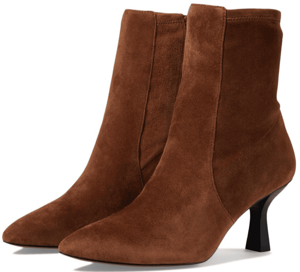 Madewell Women's Ophelia High Dressey Boot-Suede Fashion, Dark Coffee, 9 Narrow - Image 1