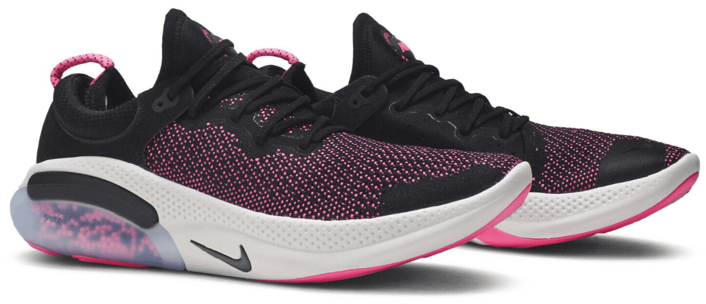 Nike Joyride Run Flyknit Mens Running Shoes Black/Pink Blast Size 7.5 US