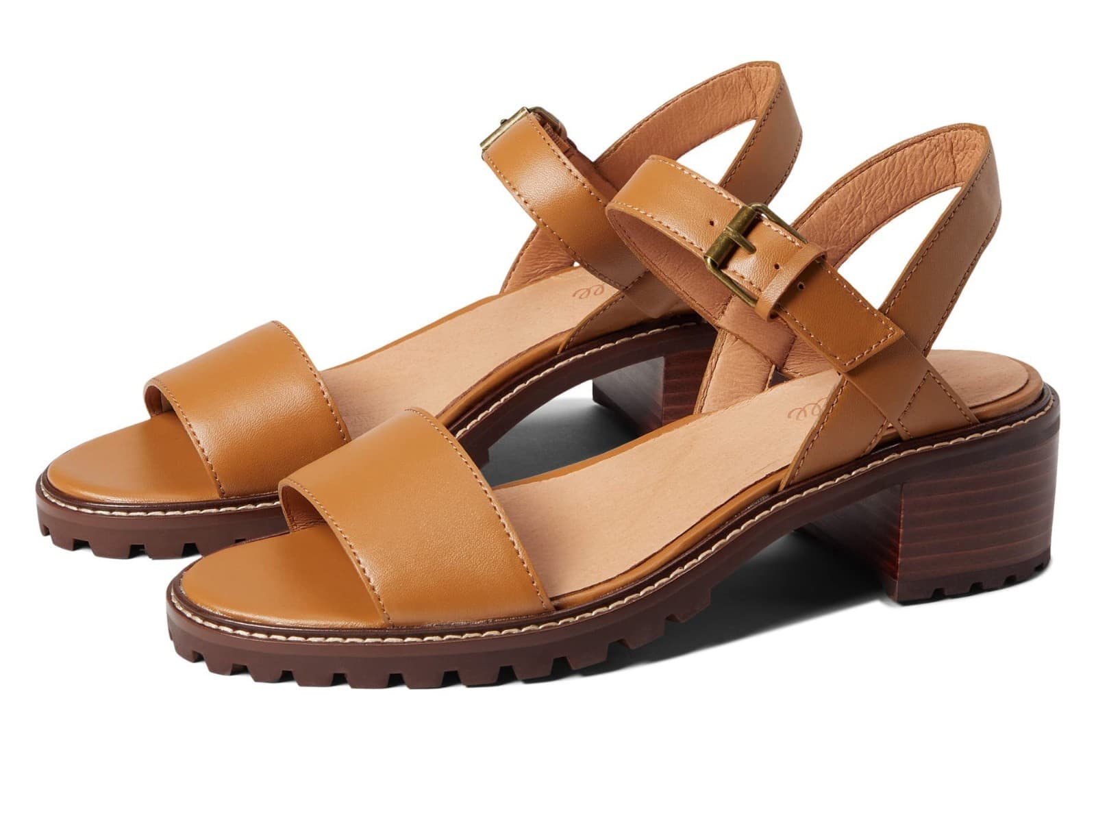Madewell The Erin Lugsole Sandal Toffee Women's Size 9 M - Image 1