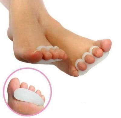 8 Pcs Bunion Treatment Spacer Separator Splint Hammer Toe Straightener Corrector - Image 1