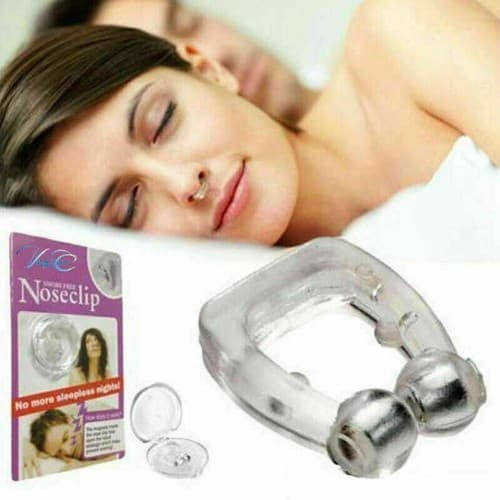 6 Pcs Silicone Magnetic Anti Snore Clip Apnea Sleeping Aid Device Nose Clip - Image 1