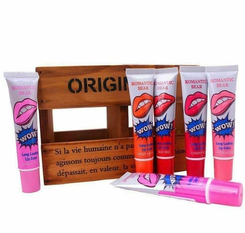 6 Colors Tattoo Magic Color Peel Off Mask Tint Long Lasting Waterproof - Image 1