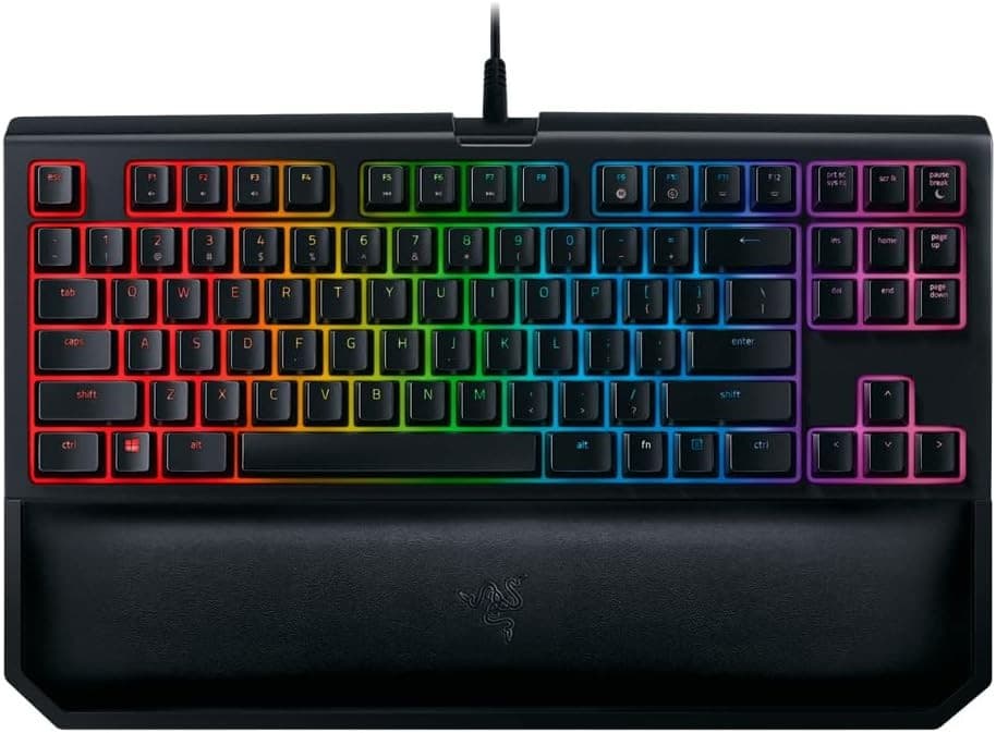 Razer BlackWidow TE Chroma v2 Mechanical Gaming Keyboard Green Key Switches - Image 1