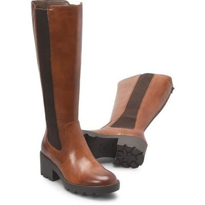 Born Galdot Tall Brown Boots Soft Leather Brown Cuero Size 9 M New with BOX - Image 1