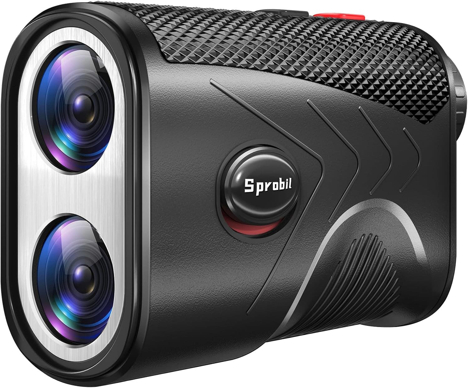 Golf Laser Rangefinder 1000 Yard 7X Laser Range Finder Slope Adjust Rechargeable - Image 1
