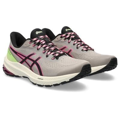 ASICS Women's GT-1000 12 Trail Running Shoes, Size 6 B Nature Bathing/Lime Green - Image 1