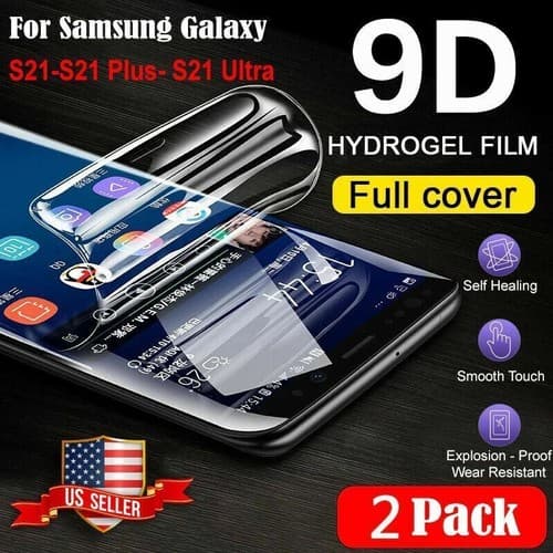 2-Pack HYDROGEL Screen Protector For Samsung S22 S23 Ultra Plus finger lock - Image 1