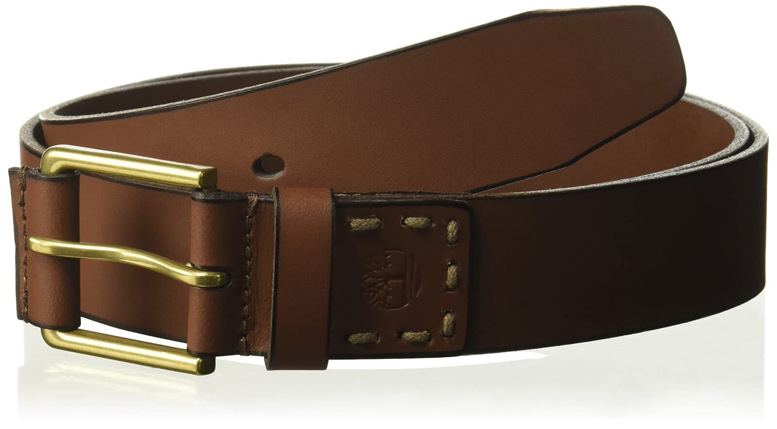 Timberland Men's 40MM Wide Pull Up Full Grain Leather Jean Belt Brown 38 US - Image 1