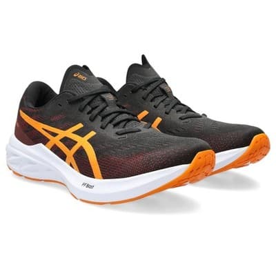 ASICS Men's DYNABLAST 3 Running Shoes, 14 M, Black/Bright Orange - Image 1
