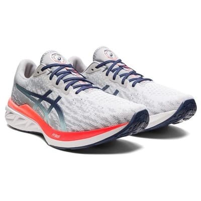 Asics Dynablast 2 Shoes Men's Gray Blue Low Top Athletic Running Sneakers 12.5 - Image 1
