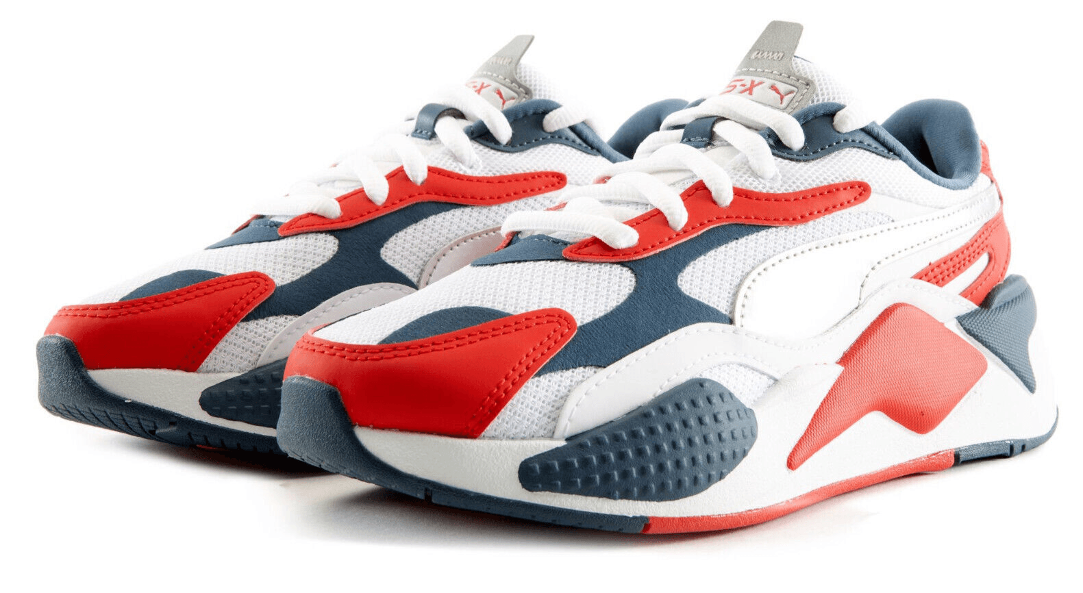 PUMA Mens RS-X3 RWB Sneakers Red White Blue 368718-01 Size 9 US - Image 1